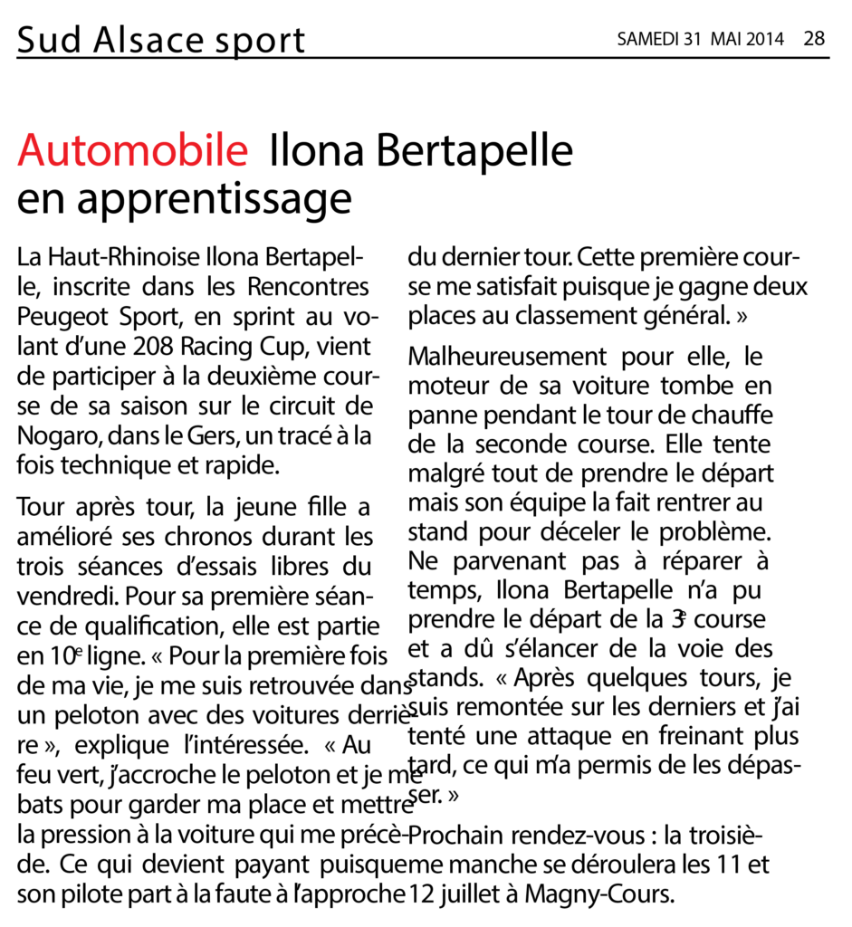 Article Ilona en apprentissage