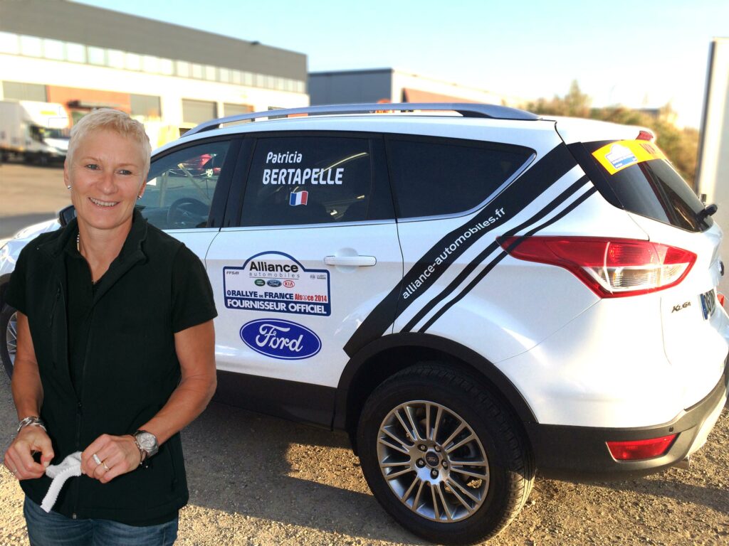 Patricia au rallye de France WRC 2014