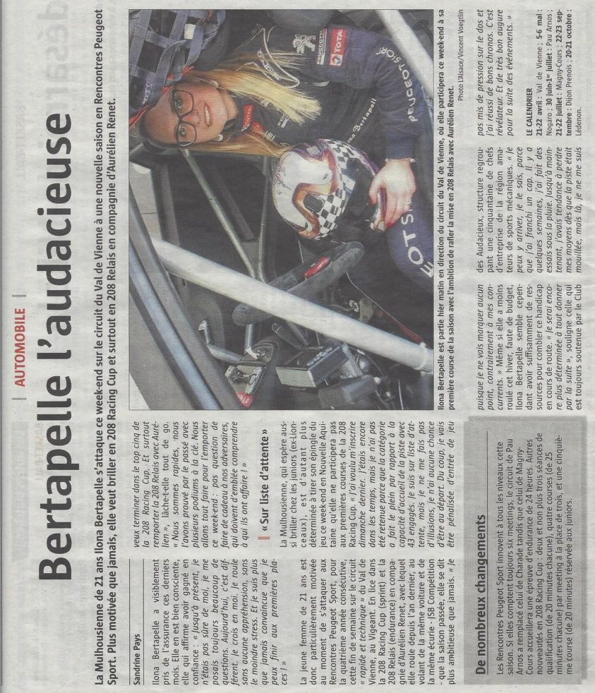 Article Bertapelle Audacieuse