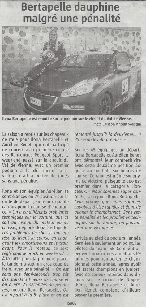 Article Bertapelle Dauphine