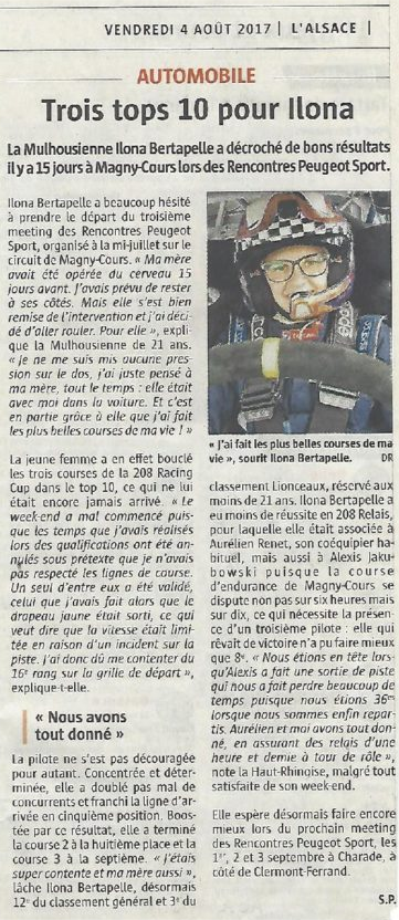 Article trois top 10 pour Ilona