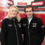Patricia Bertapelle et Alain Prost